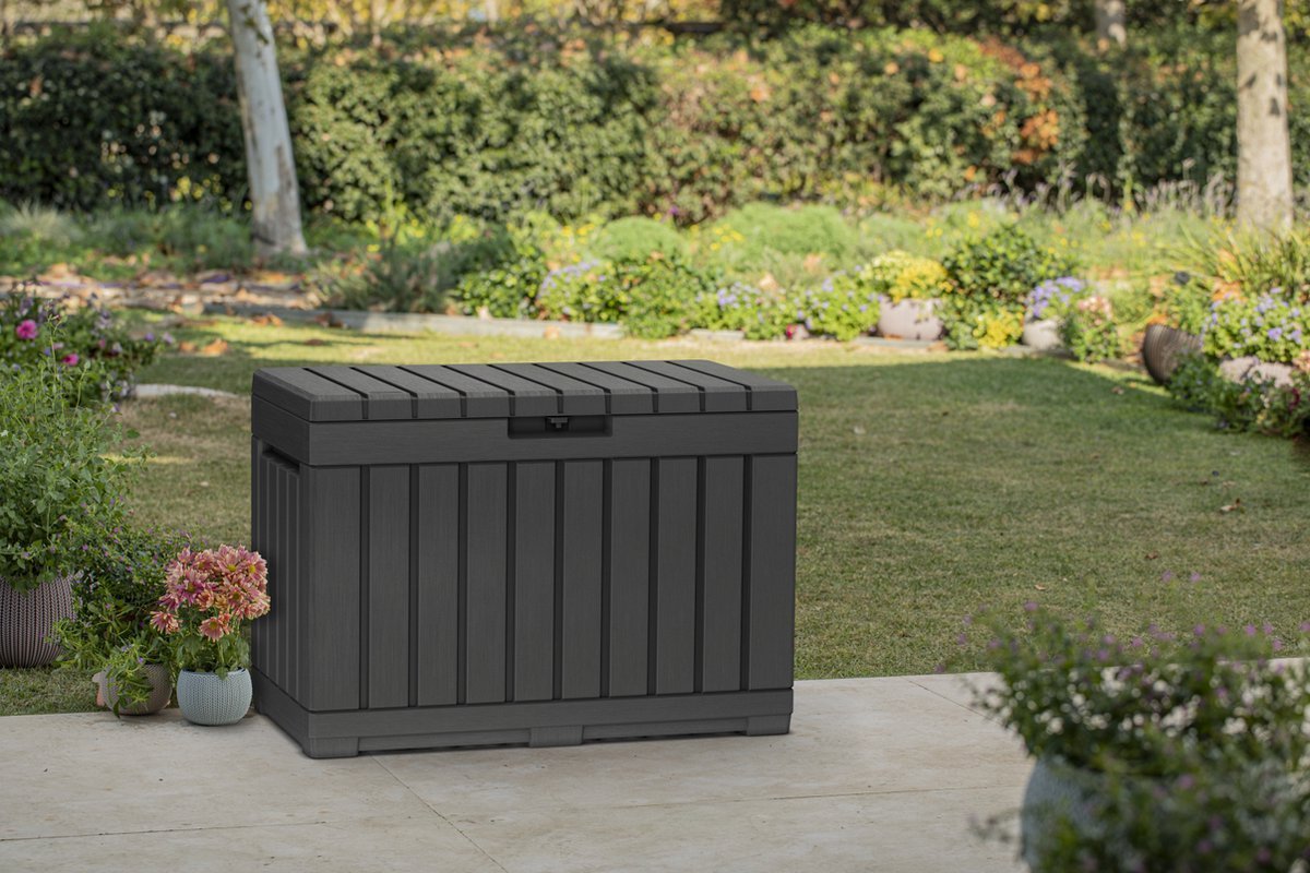 Keter Kentwood 190L Storage Box- Graphite - Image 11