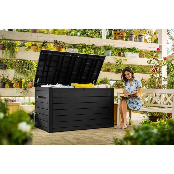 Keter Ontario 870L Storage Box - Anthracite - Image 9