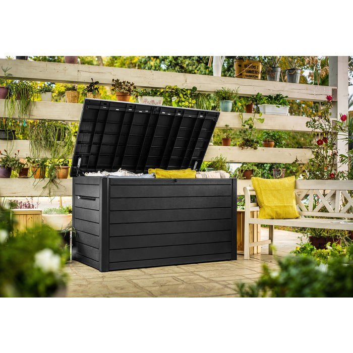 Keter Ontario 870L Storage Box - Anthracite - Image 5