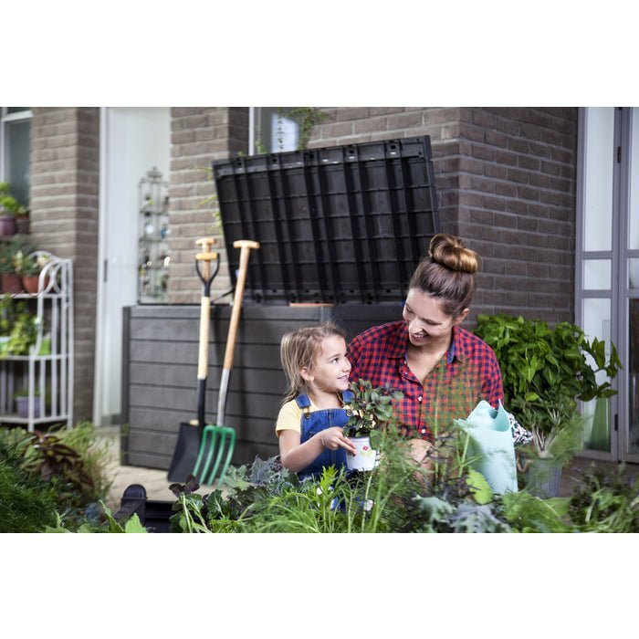 Keter Ontario 870L Storage Box - Anthracite - Image 8