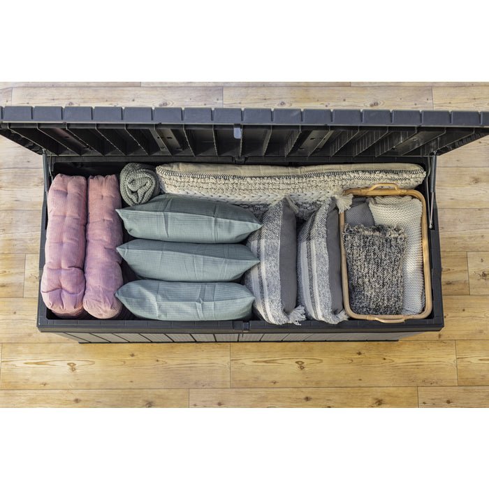 Keter Darwin 380L Storage Box - Grey - Image 7