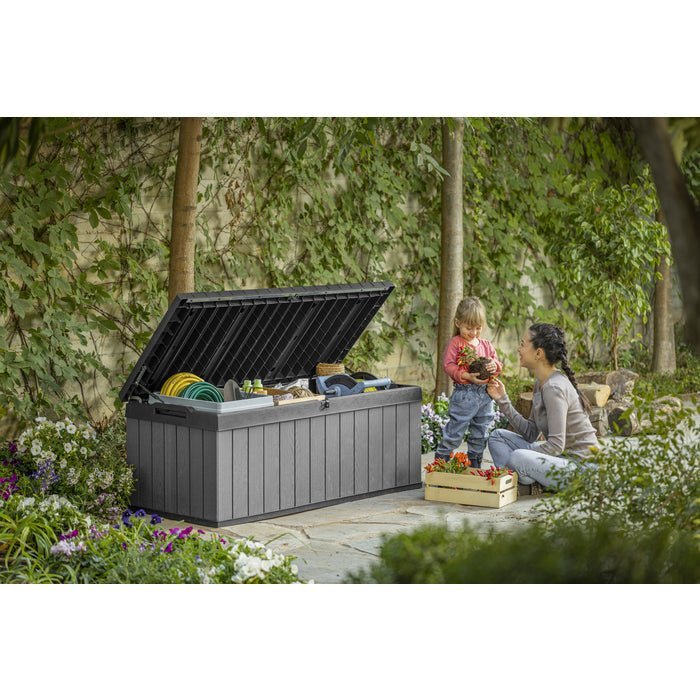 Keter Darwin 380L Storage Box - Grey - Image 9