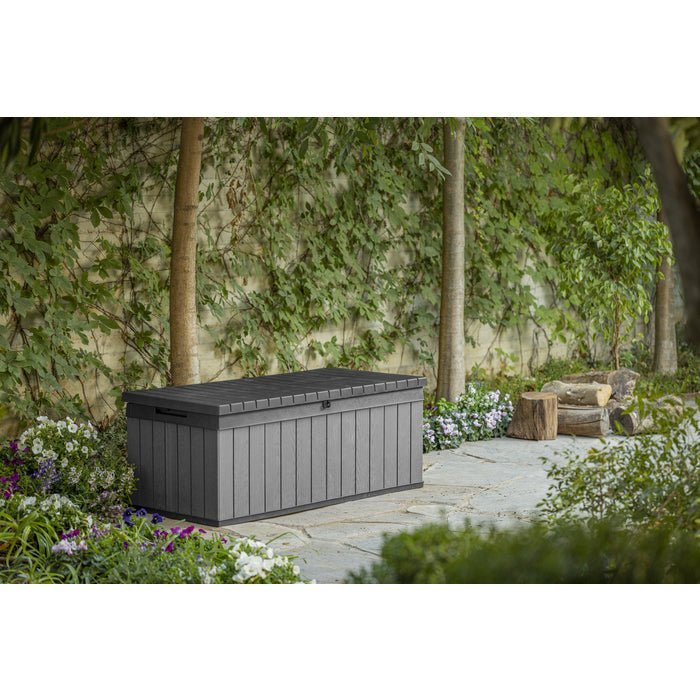 Keter Darwin 380L Storage Box - Grey - Image 6