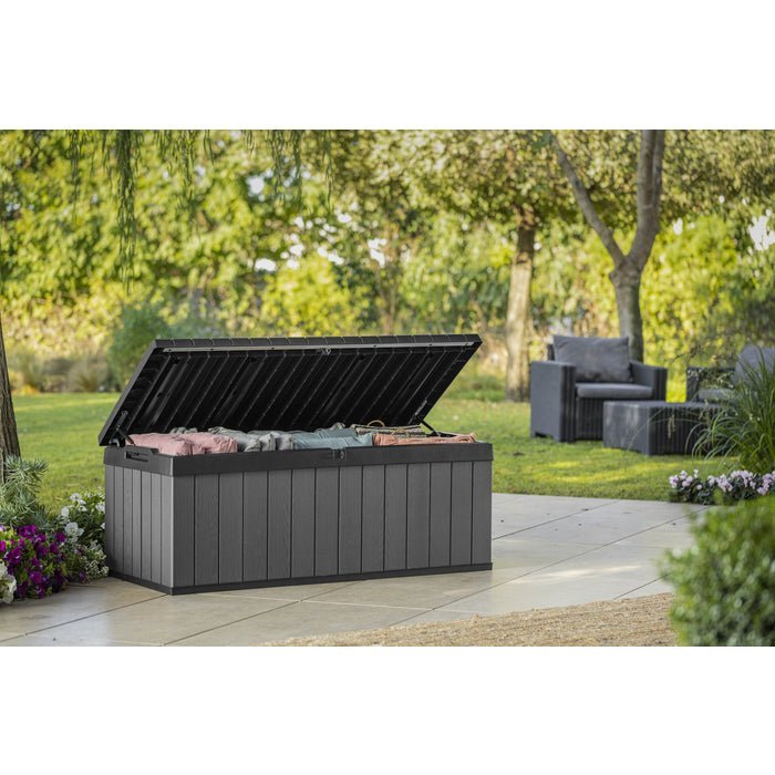 Keter Darwin 380L Storage Box - Grey - Image 5