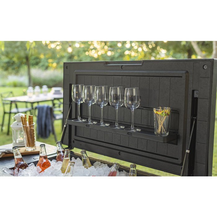 Keter Patio Cooler and Beverage Cart - Image 7