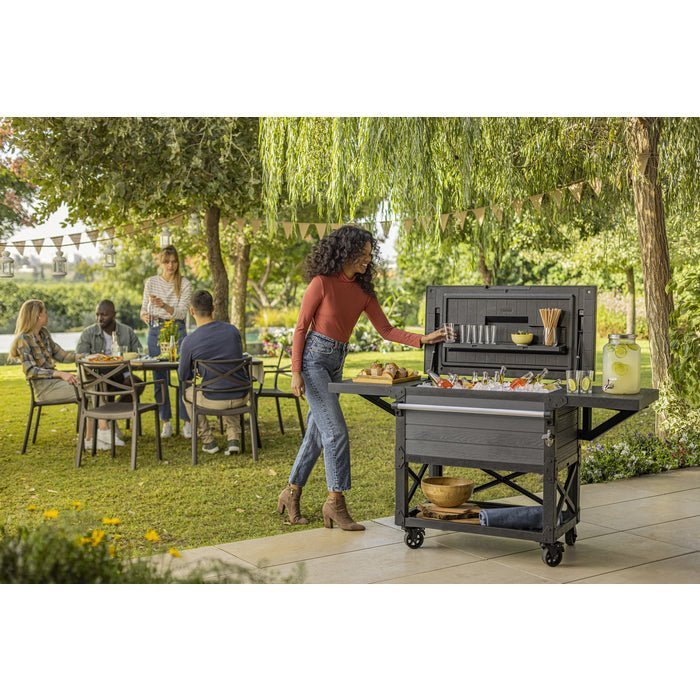 Keter Patio Cooler and Beverage Cart - Image 13