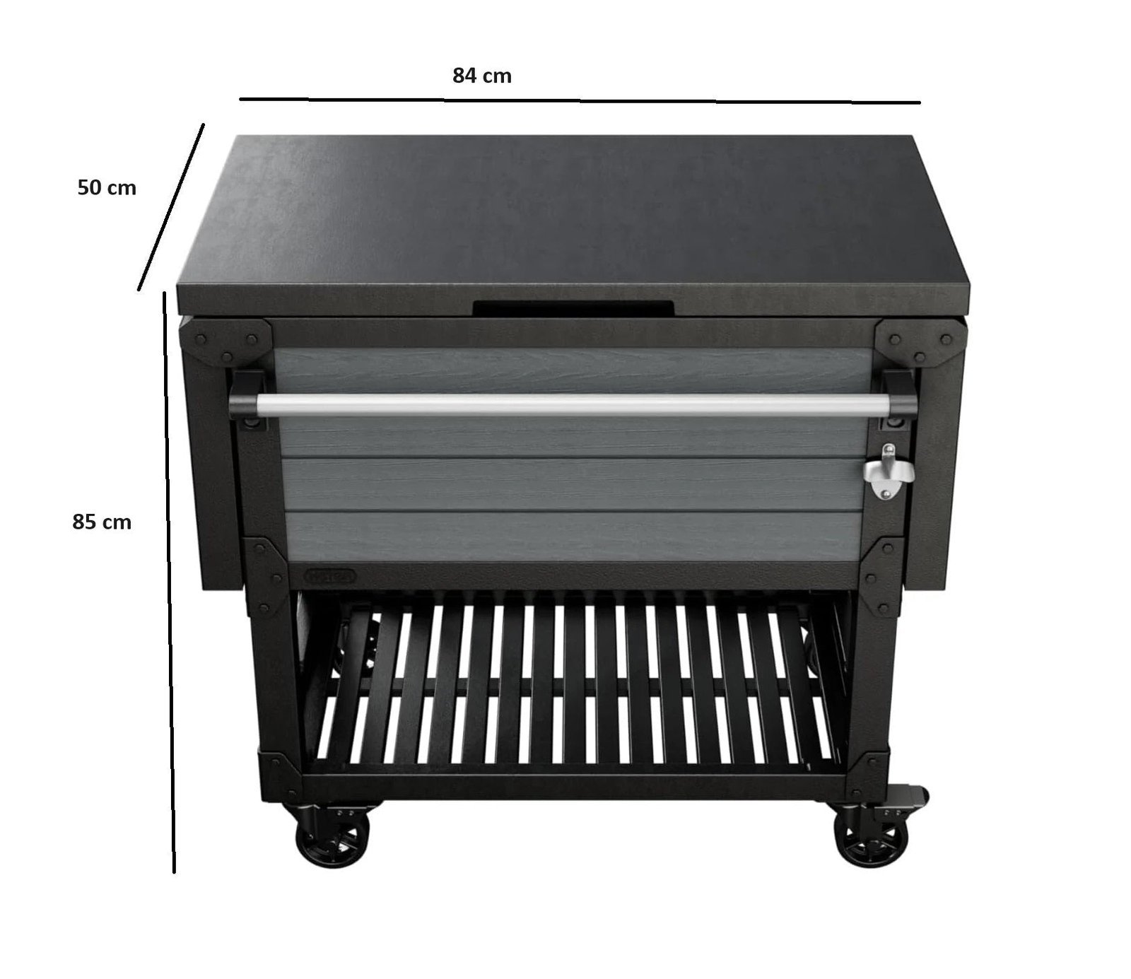 Keter Patio Cooler and Beverage Cart - Image 3