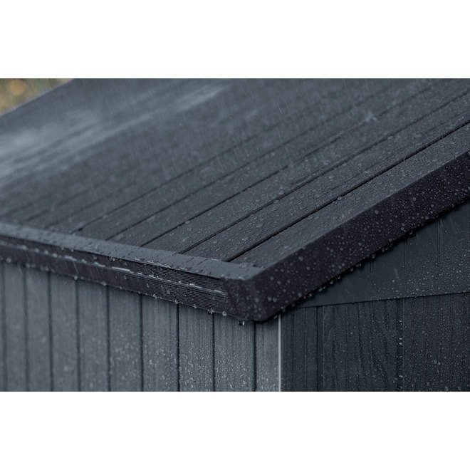 Keter Darwin 6x4 Garden Shed - Grey (1.9 x 1.2m) - Image 13