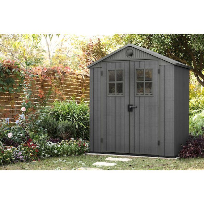 Keter Darwin 6x4 Garden Shed - Grey (1.9 x 1.2m) - Image 11