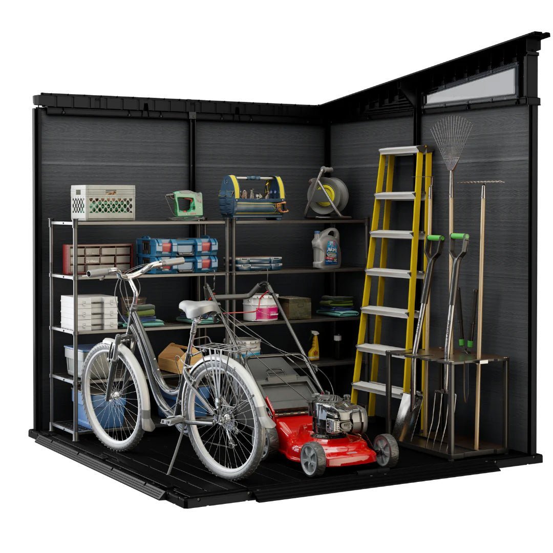 Keter Cortina Garden Shed 7x7 (2.2 x 2.2m) - Image 2