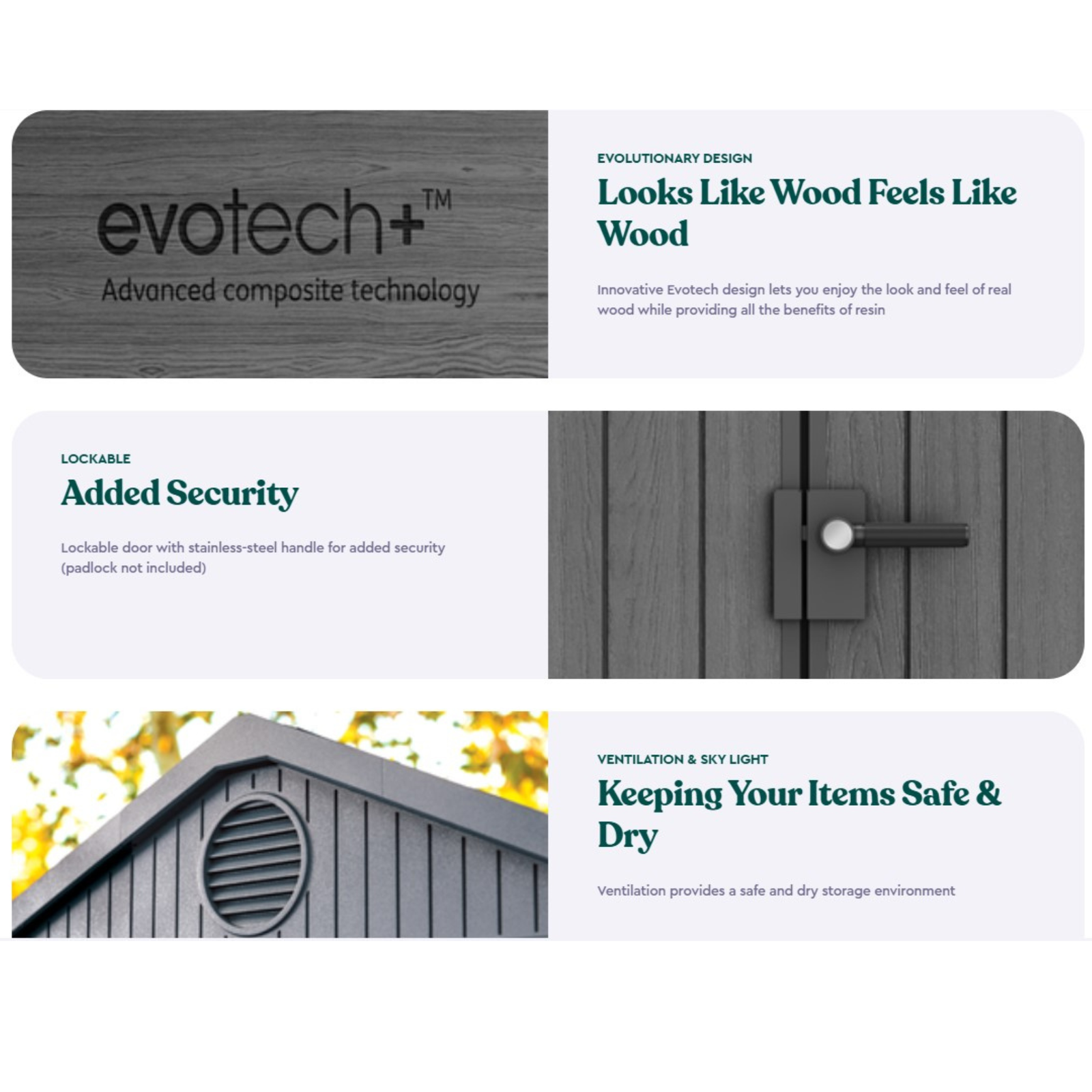 Keter Darwin 6x6 Garden Shed - Grey (1.9 x 1.8m) - Image 4