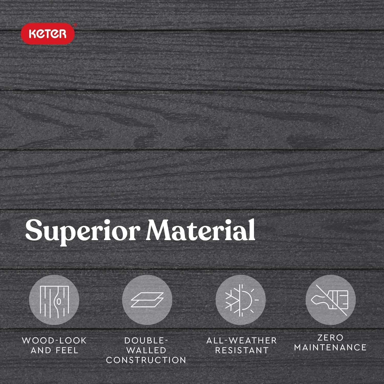 Manor Pent Essential 6x4 Garden Shed - Dark Grey (1.8 x 1.1m) - Image 8