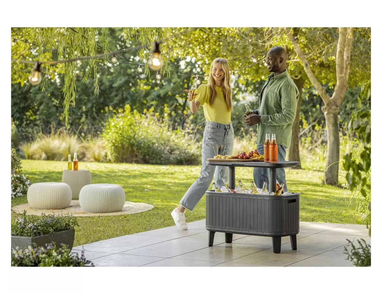 Keter Bevy Bar - Wood Look - Image 7