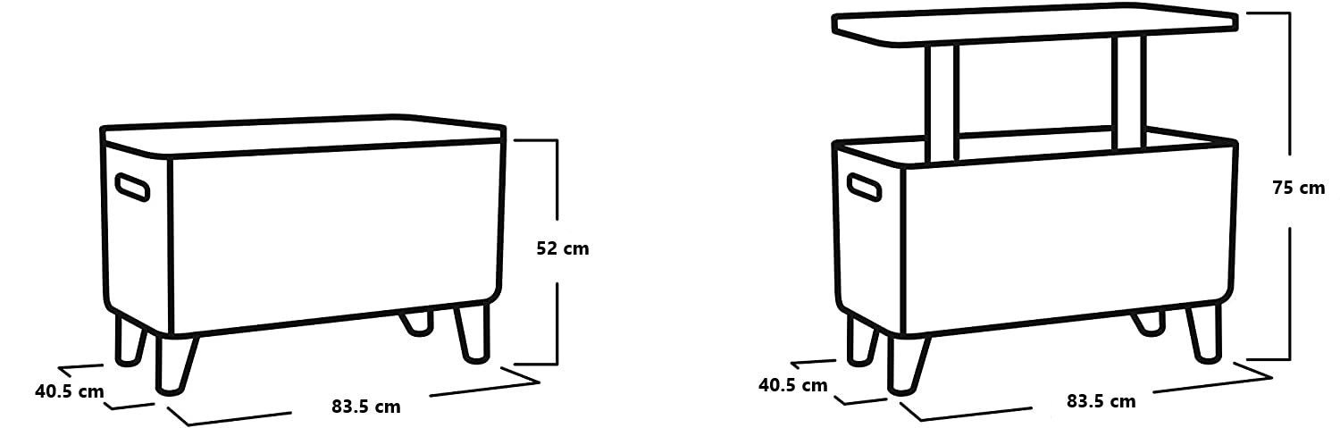 Keter Breeze Bar - Graphite - Image 3