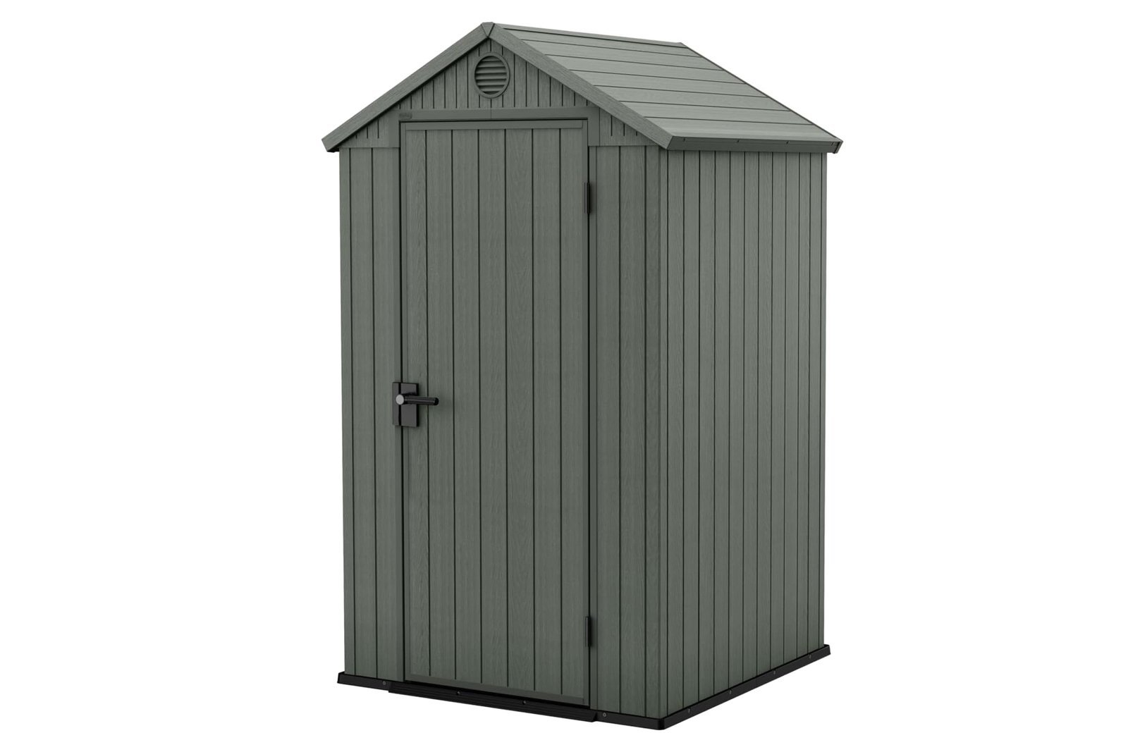 Keter Darwin 4x4 Garden Shed - Wood Green (1.3 x 1.2m)