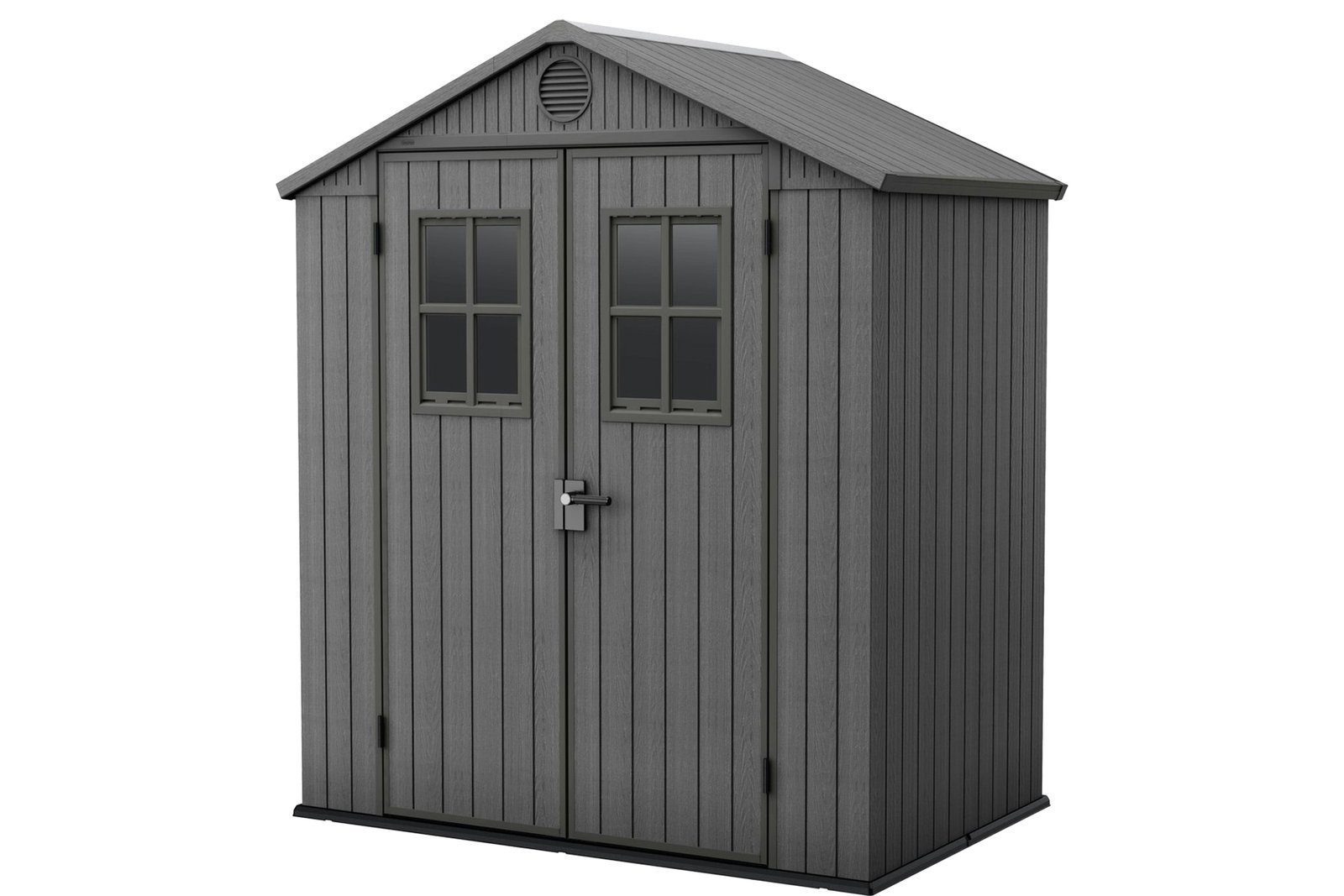 Keter Darwin 6x4 Garden Shed - Grey (1.9 x 1.2m)