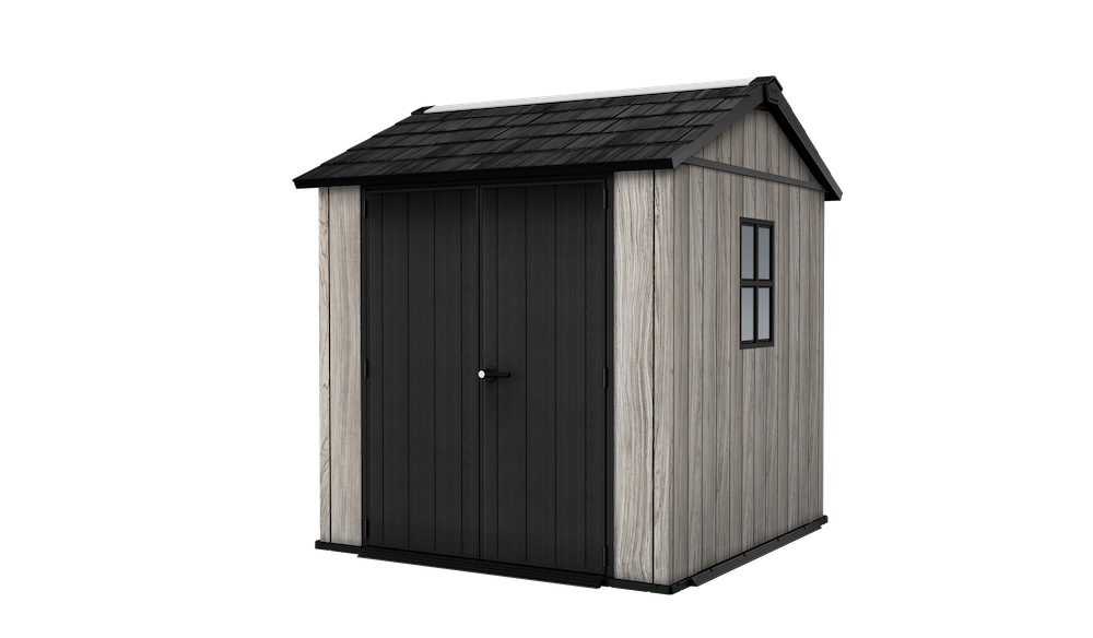 Keter Apex Shed 7.5x7 -Stormgrey Look (2.3 x 2.2m) - Image 2