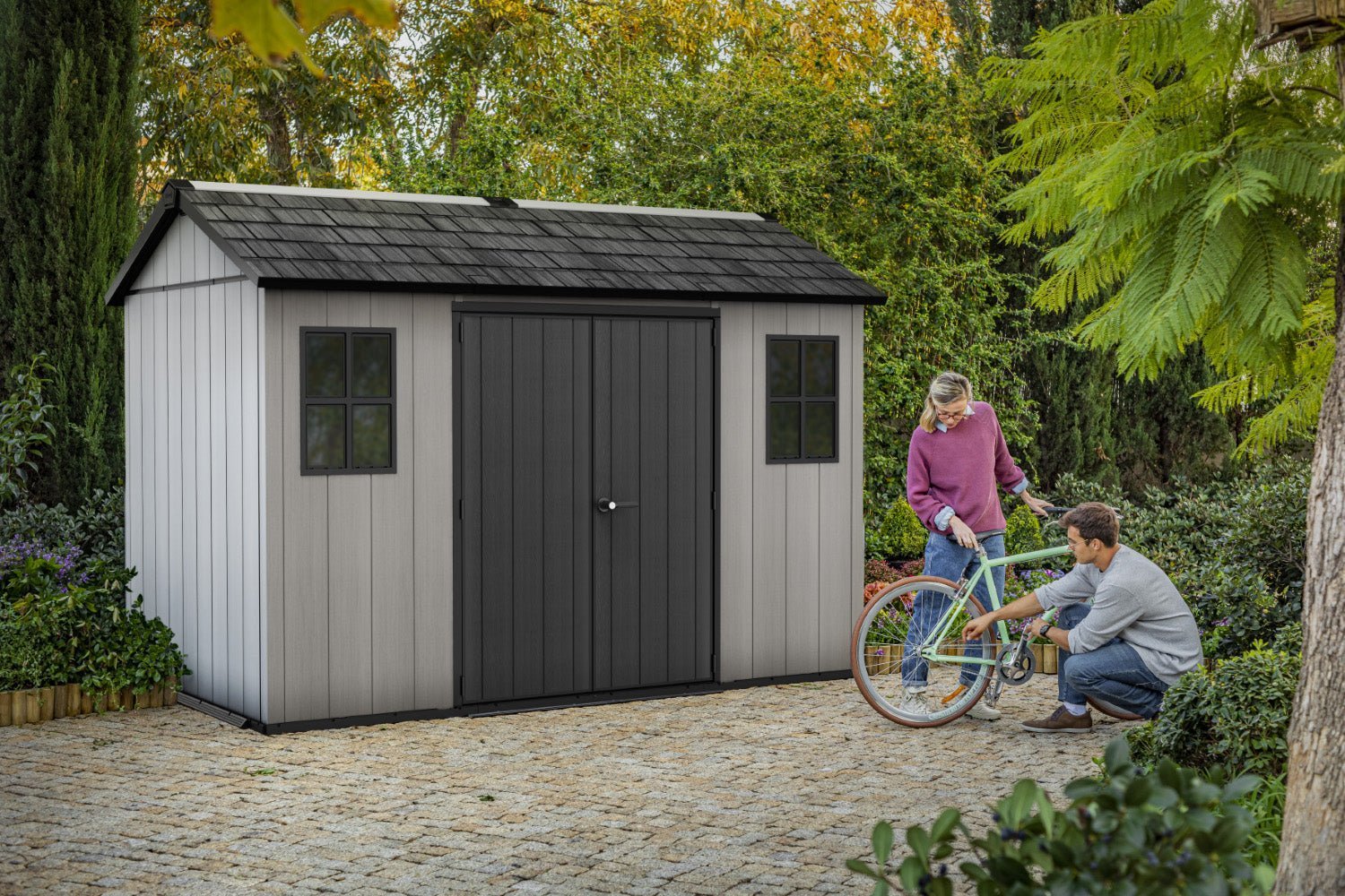 Keter Oakland Garden Shed 1175 (3.5 x 2.3m) - Image 4