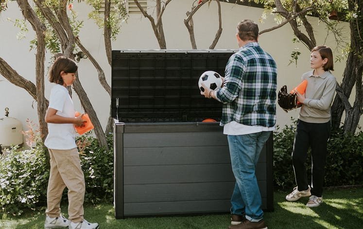 Keter Cortina 757L Storage Box - Grey - Image 11