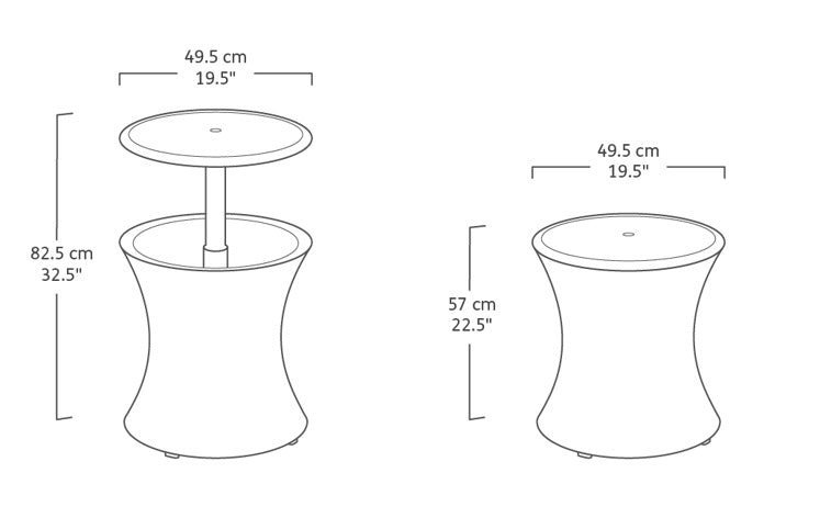 Keter Pacific Cool Bar - 2 PACK - Image 3