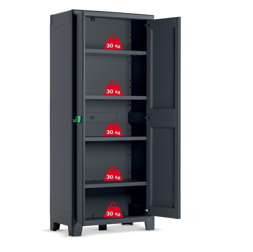 2 x Keter Moby High Storage Cabinets - Image 5