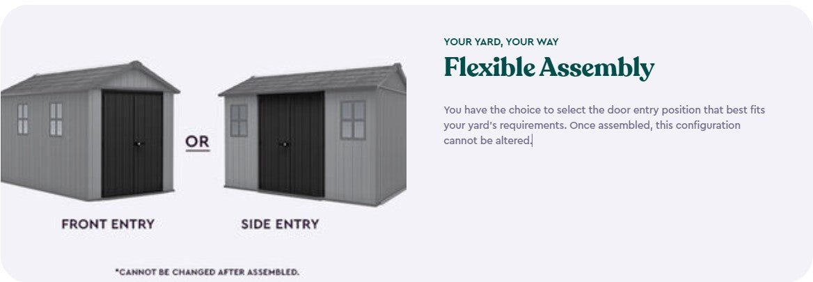 Keter Newton Plus Shed 7.5x11 (2.3 x 3.5m) - Image 4