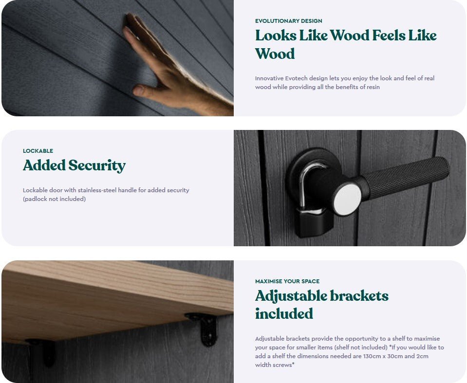 Keter Cortina Bella Shed 1000L - Image 4