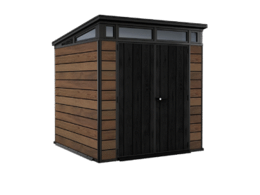 Keter Signature Pent 7x7 Shed - Walnut Look (2.2 x 2.2m)
