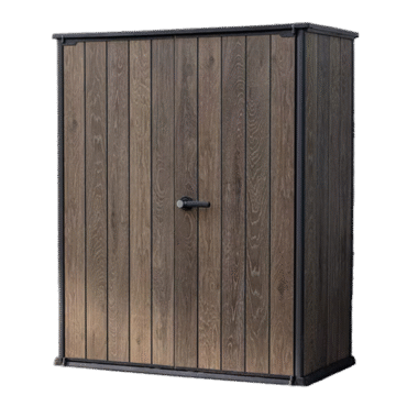 Keter Signature Vertical Shed - Walnut Look
