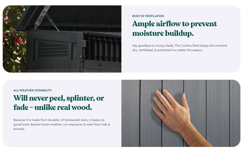 Keter Cortina Mega Shed 2020L - Image 5